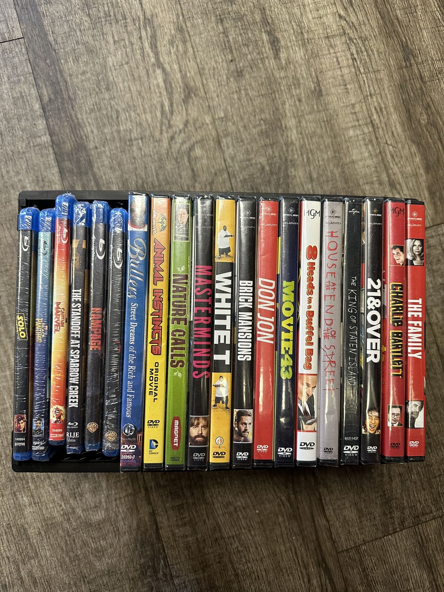 20 New Sealed DVDs Blu Ray An DVD