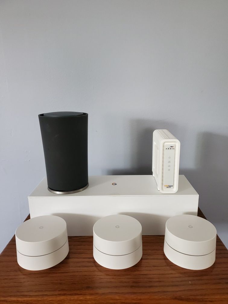 Google onHub router and Arris Modem