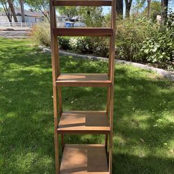 4 Tiered Wooden Shelf