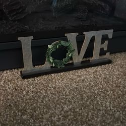 Small Barn Style “love” Wedding Signage 