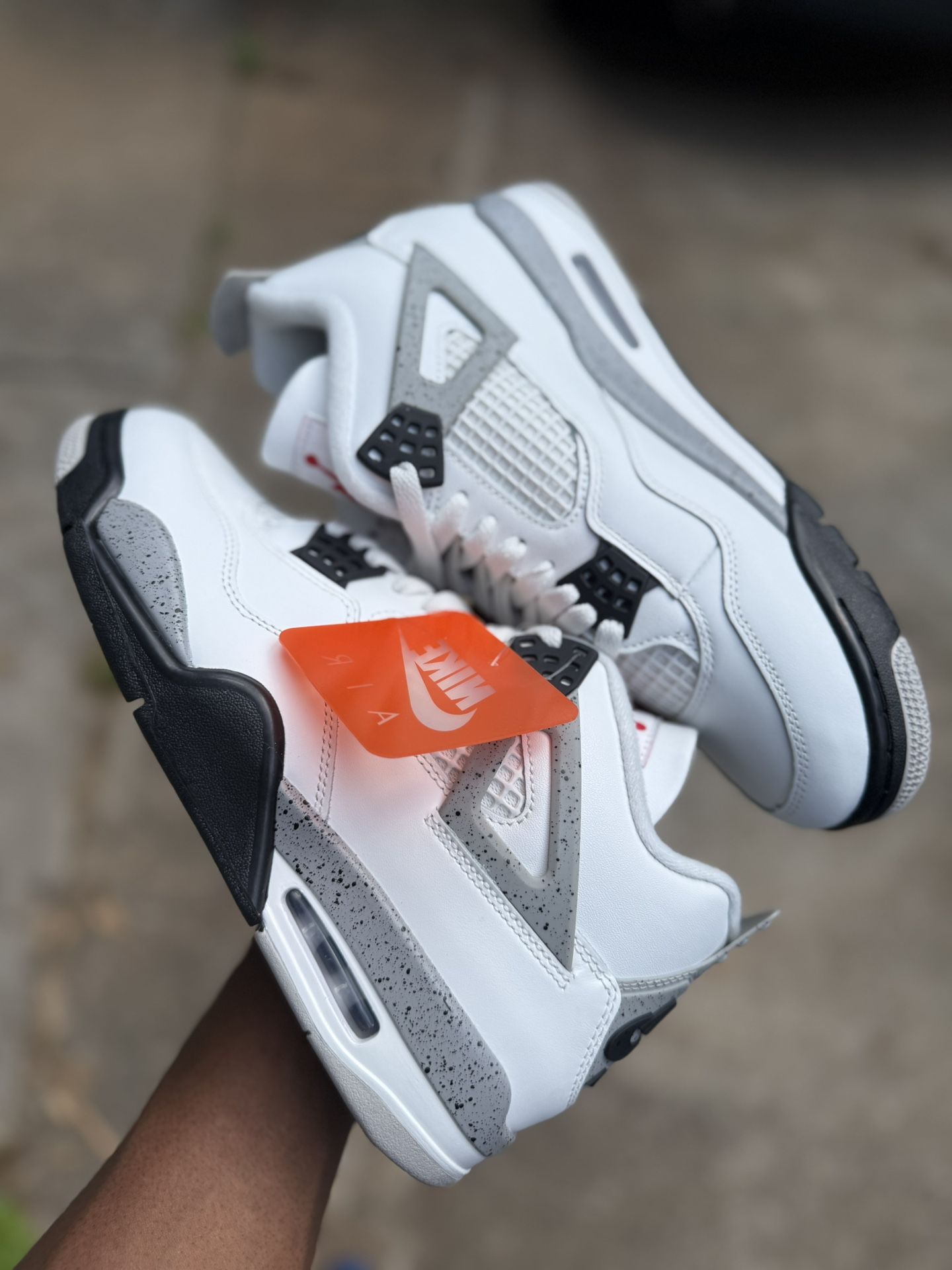 Jordan 4 White Cement Men