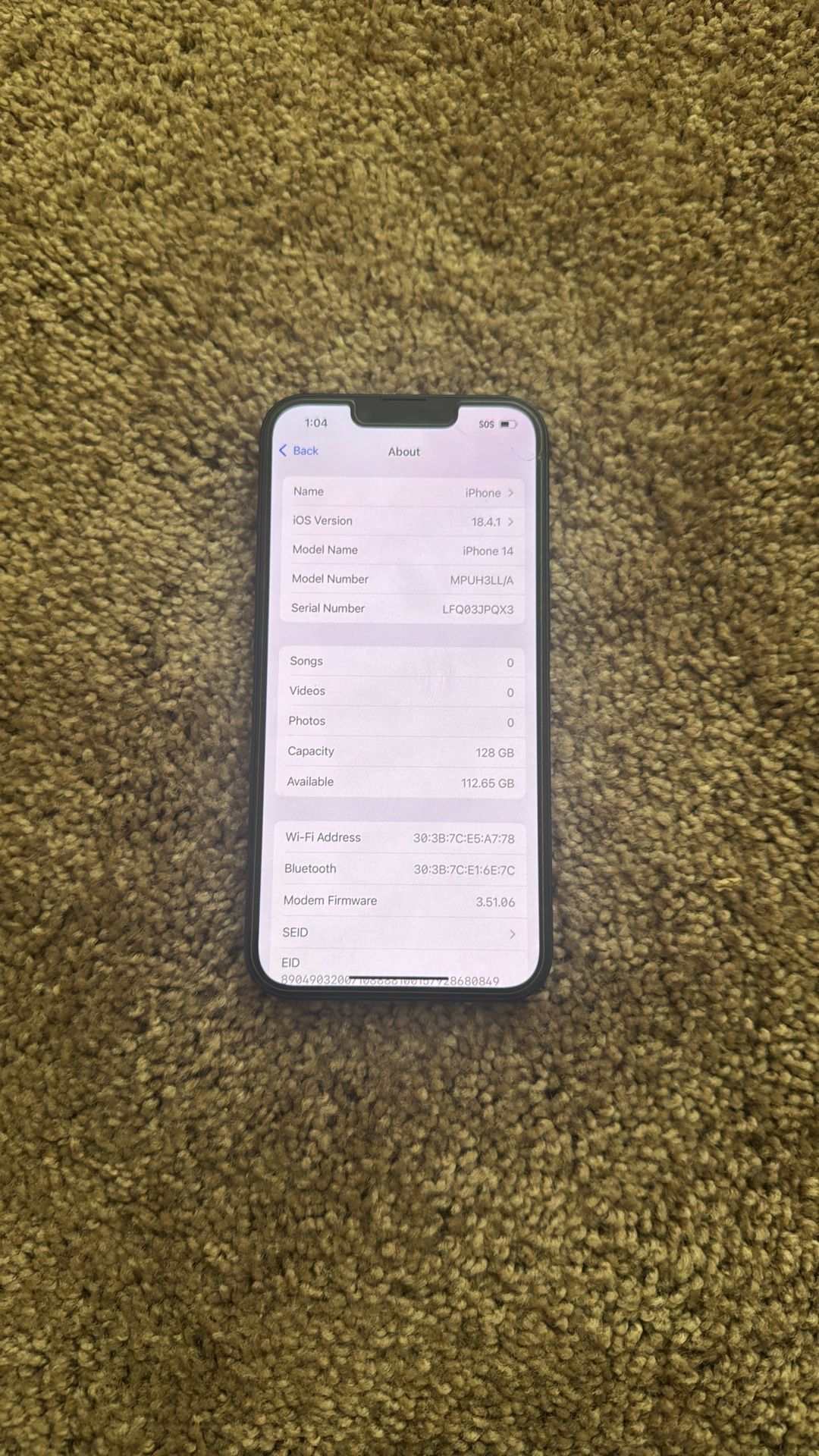 iPhone 14 128gb For T-Mobile And Metro