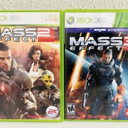 Xbox 360 Mass Effect 1,2,3