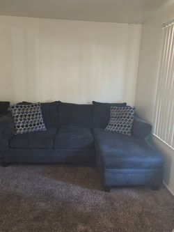 Nice couch with a chase
