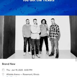 Brand New | Tonight @ Allstate Arena in Rosemont