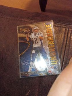 Tom Brady Panini Select Unbreakable Football Card