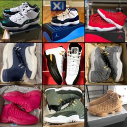 Jordan Retro 4’s…6’s…11’s…12’s… & 13’s