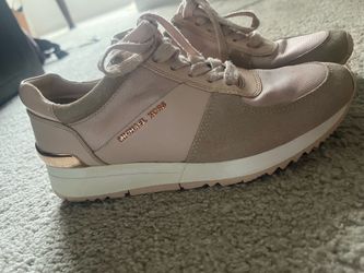 Pink and white Michael Kors size 5