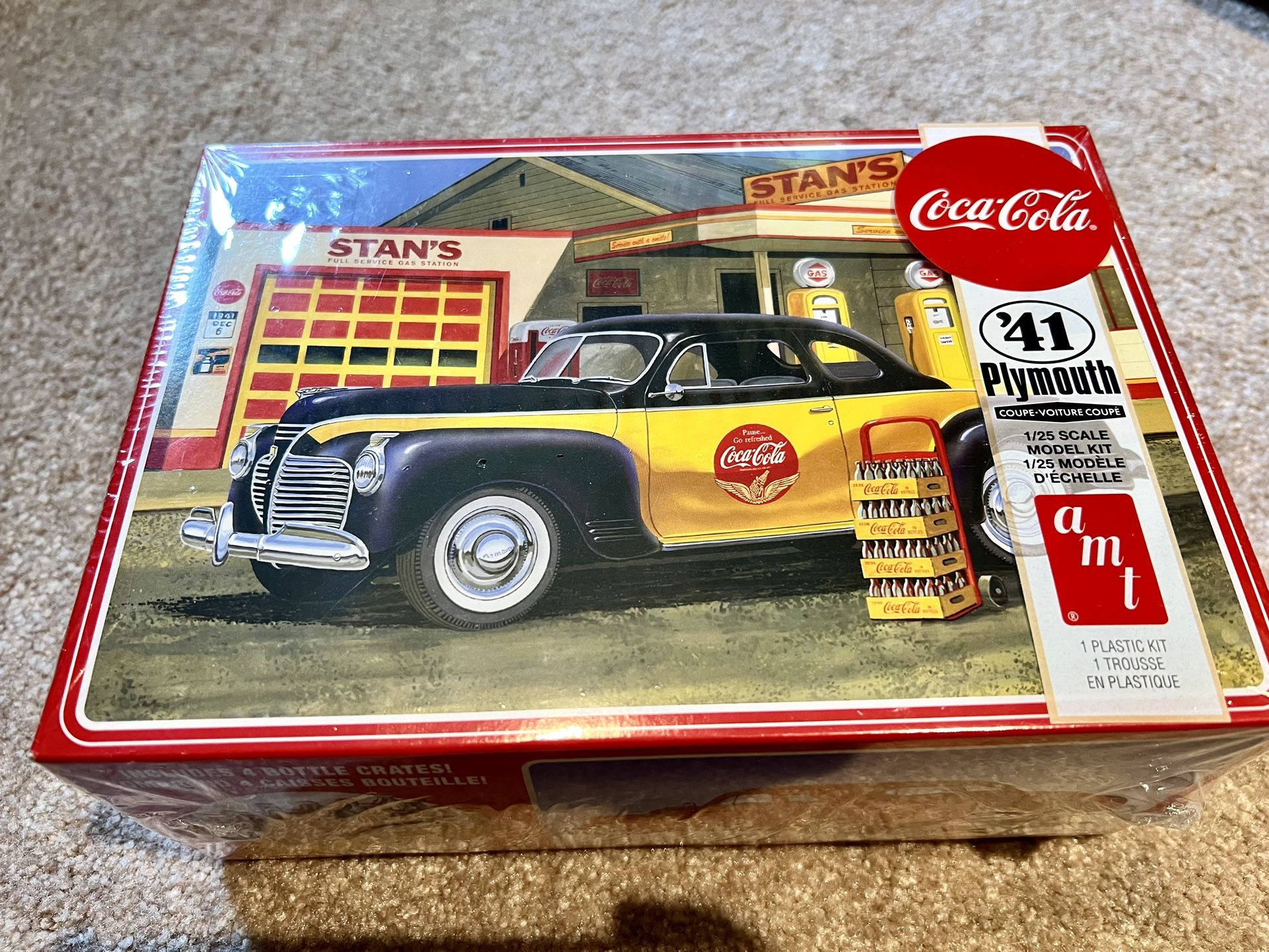 Model Coca-Cola Truck ‘41 Plymouth-Never Opened