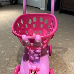 Minnie Mouse Shopping Cart