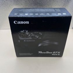 Canon Powershot G7x Mark III 3 Black