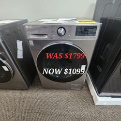 24 In. W 2.4 Cu. Ft. All In One Compact Smarr Front Load Washer & Ventless Dry Combo With Steam In 