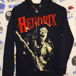 2010 Authentic Jimi Hendrix Classic Rock & Roll Music Singer Guitar Guitarist Hoodie Hoody Jacket