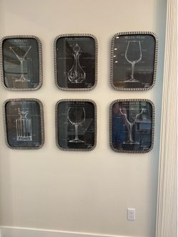 Heavy Metal Wall Art Frames – Set of 6