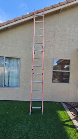 16 ft Werner Fiberglass Extention Ladder