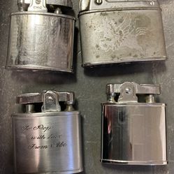 Vintage Cigarette Lighter Lot Ronson Auer CMC Windsor Satellite Japan