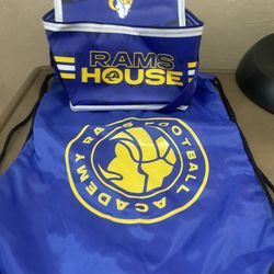 Rams Cooler Lunch Bag And Drawstring Tote
