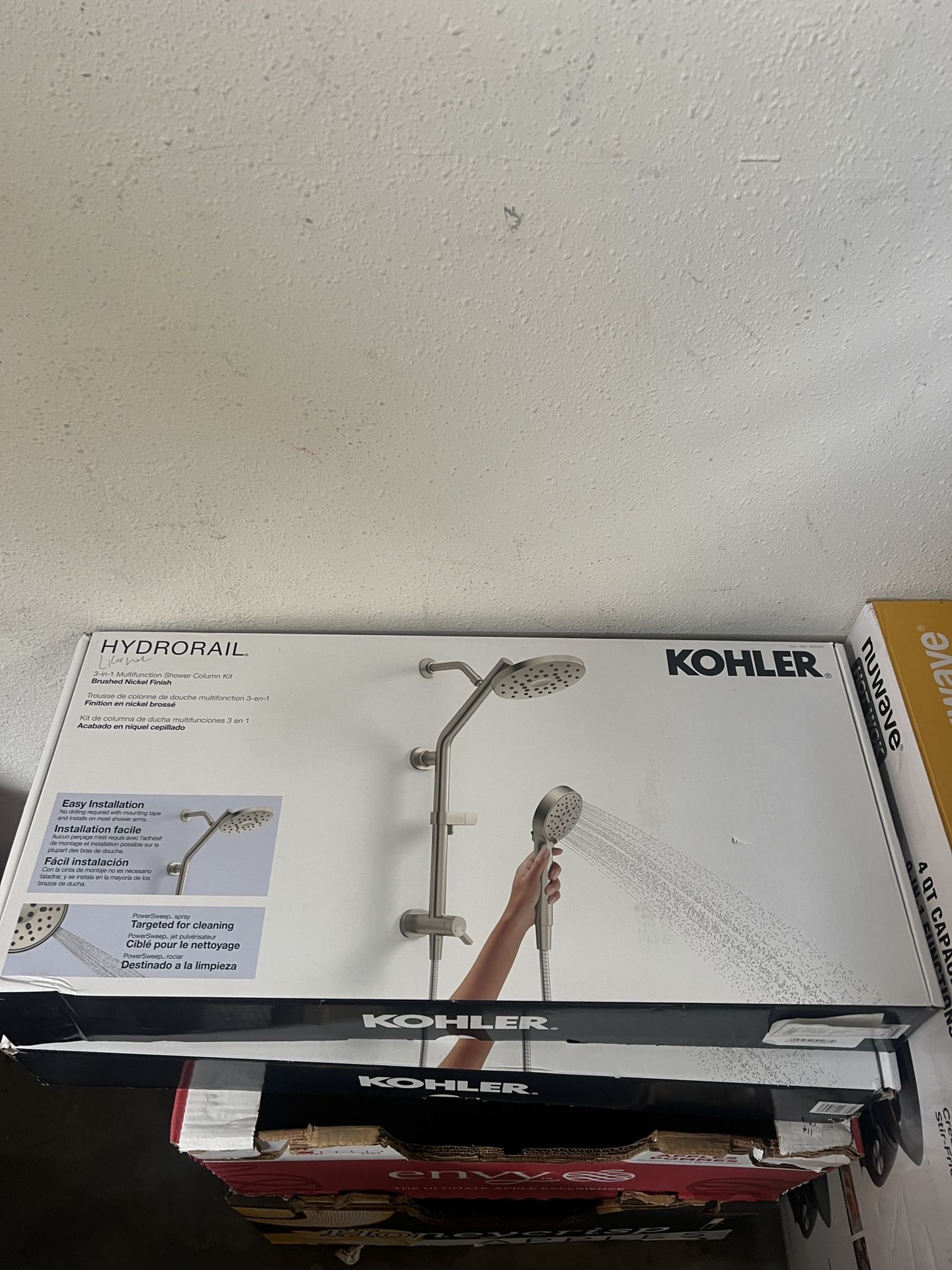 Kohler HydroRail 3-in-1 Multifunction Showerhead and Column Kit
