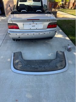 E36 convertible rear top cover