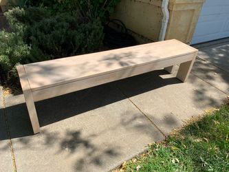 West Elm Boerum 76” Solid Wood Bench