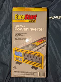 EverStart Maxx 1500W Power Inverter (PC1500E) – Sealed, Car/Truck/RV