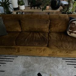 Vintage Suede Couch