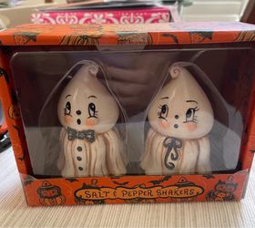 Johanna Parker Ghost Salt Pepper Shakers NEW
