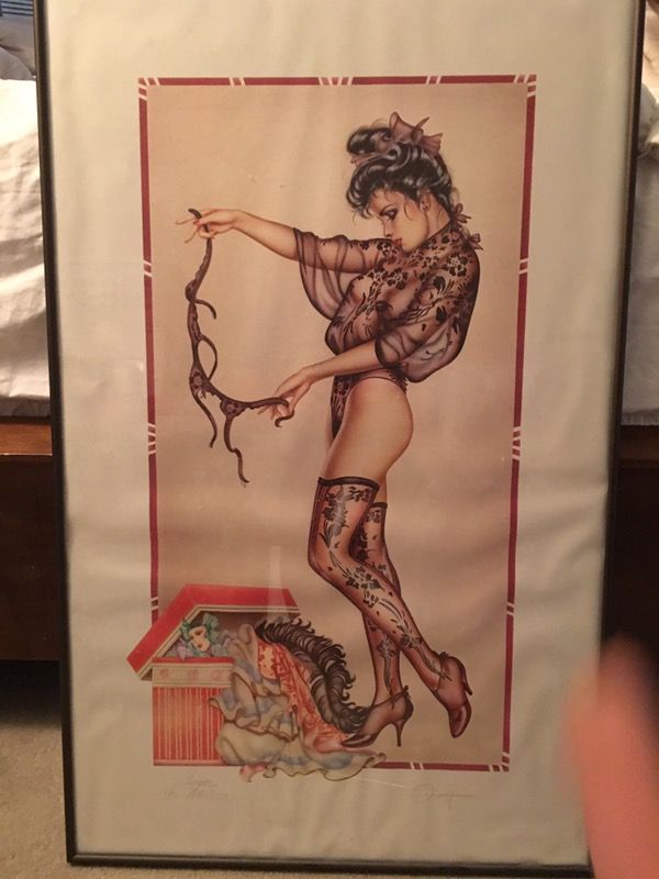 Rare Olivia de Beradinis Lithograph "Memories" - Signed by artist