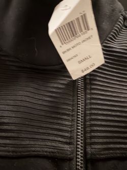 Black motto jacket