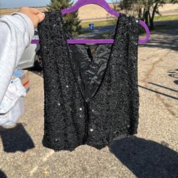 Sequin Vest