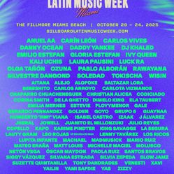 Billboard Latin Music Week & Awards Show Passes