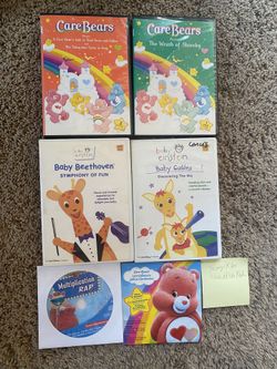 5 pack educational movies for young kids and one educational song for dvd