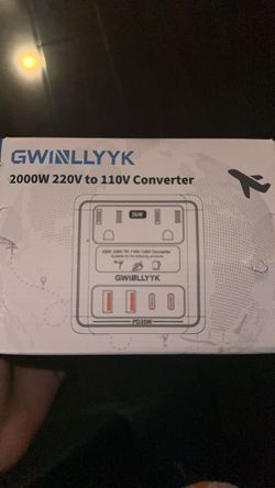 Travel converter Brand new