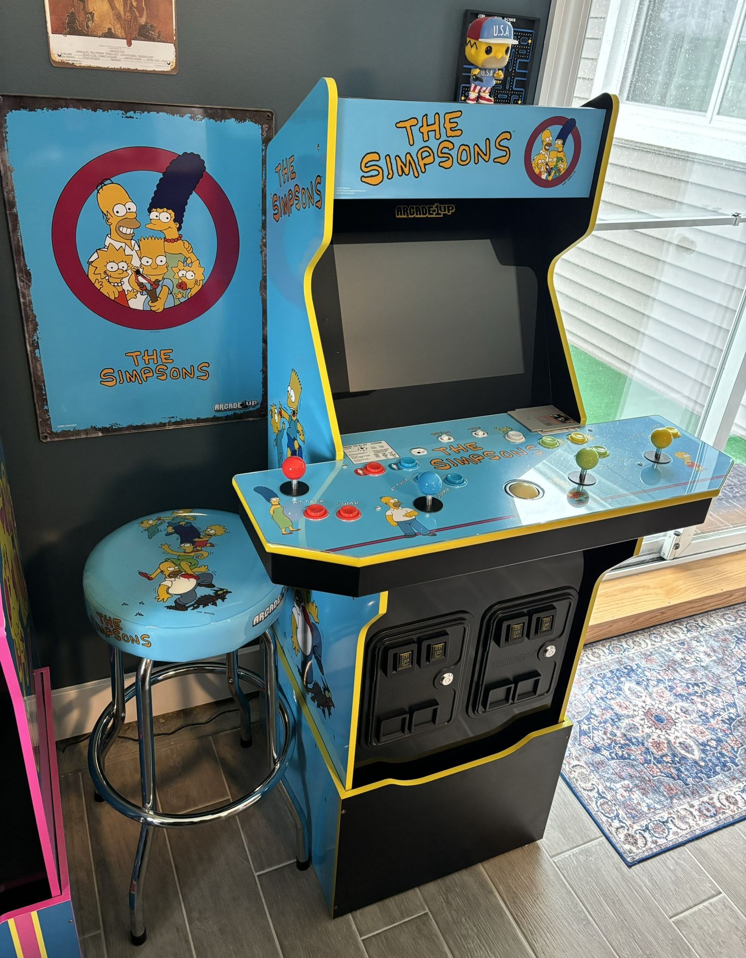 The Simpsons Arcade 1 Up Cabinet