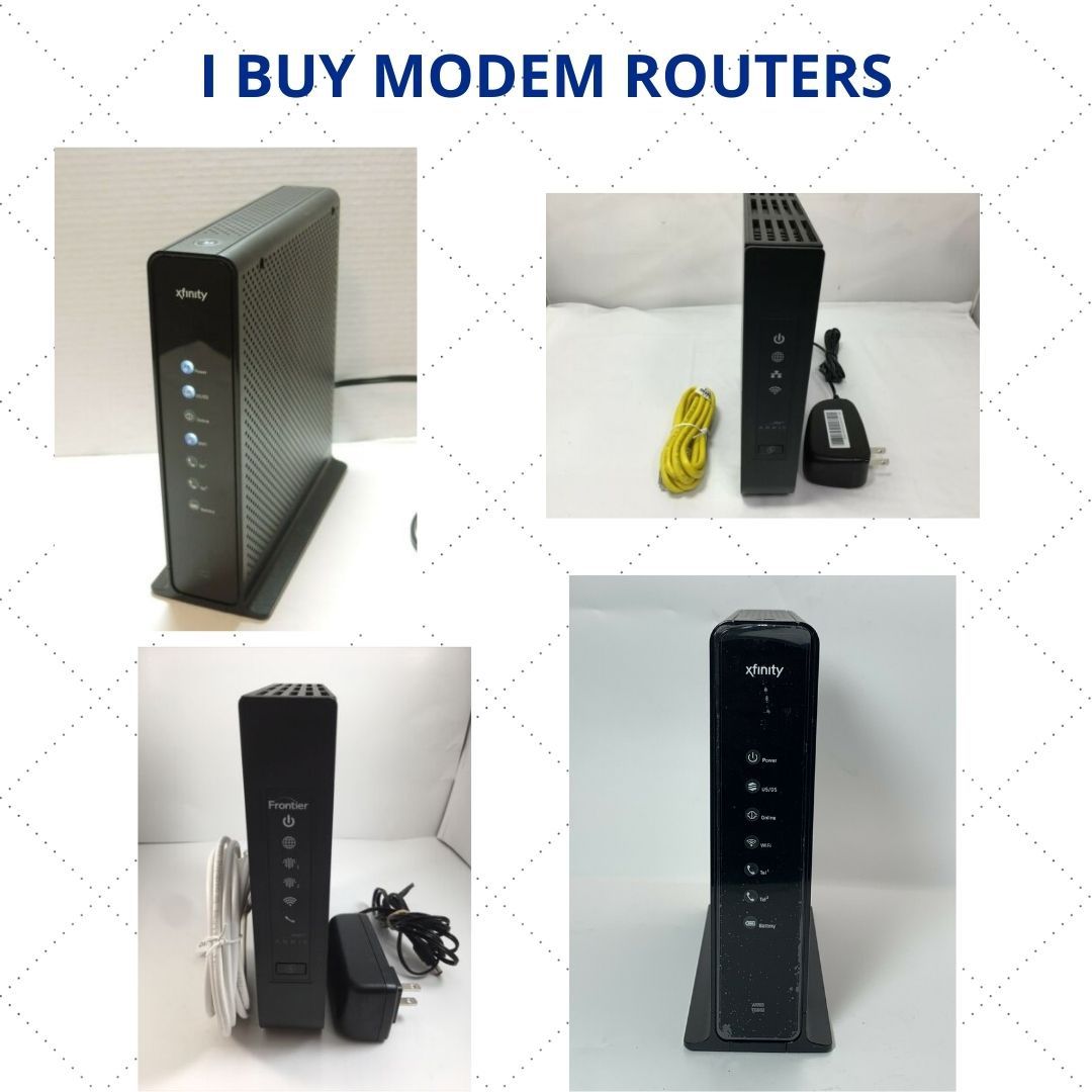 I BUY USED MODEMS & MODEM ROUTERS