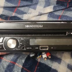 Soundstream flip up screen