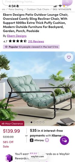 Patio chairs
