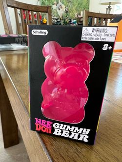 Pink Needoh Gummy Bear