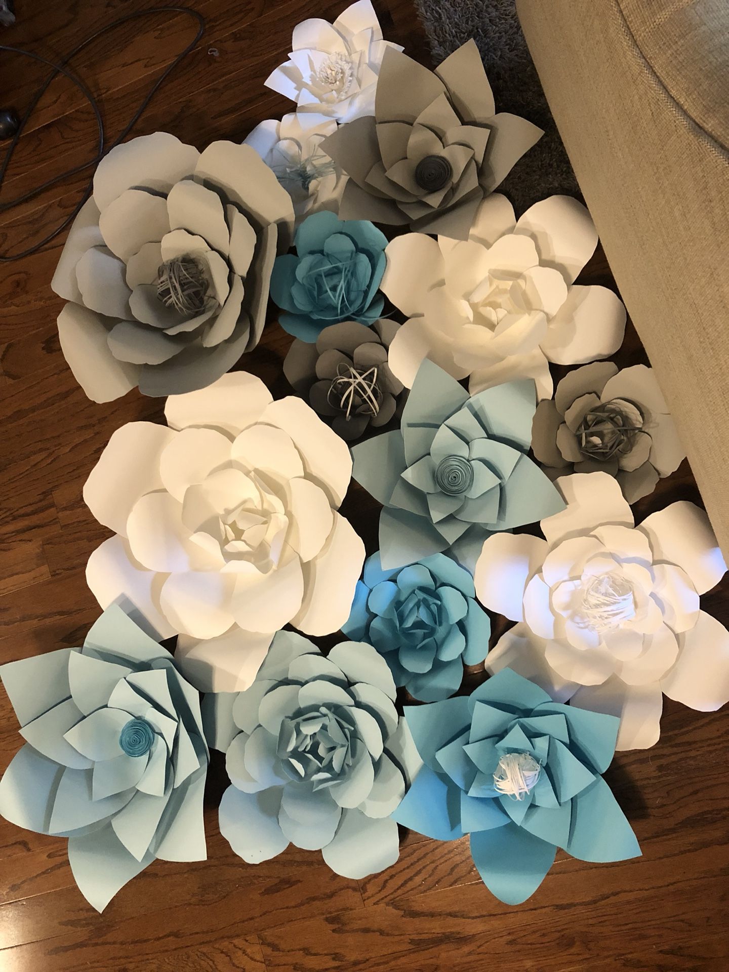 15 paper flowers