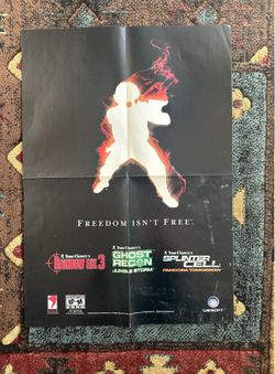 Tom Clancy's Rainbow Six 3 Year 2003 Poster 20.25”X14.5"  Playstation XBOX