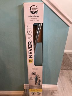 Curved Shower Curtain Rod, New