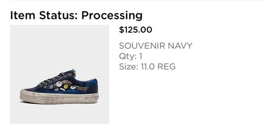 Souvenir vans navy blue size 11