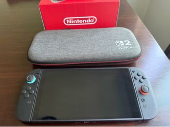 Switch 2 with Mario kart and case