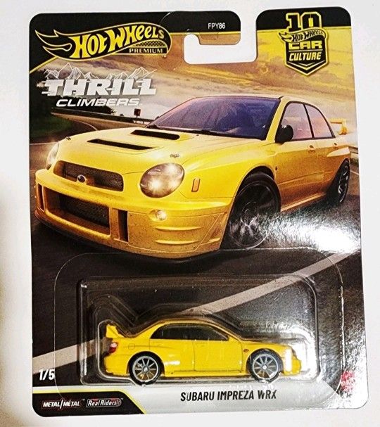 Hot Wheels 2026 Premium Car Culture Thrill Climbers Subaru Impreza WRX