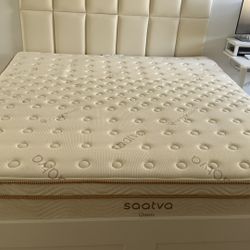 Saatva Classic Mattress, Firm, 11.5", King, Like New, Perfect Condition