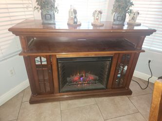 Electric fireplace/Media console