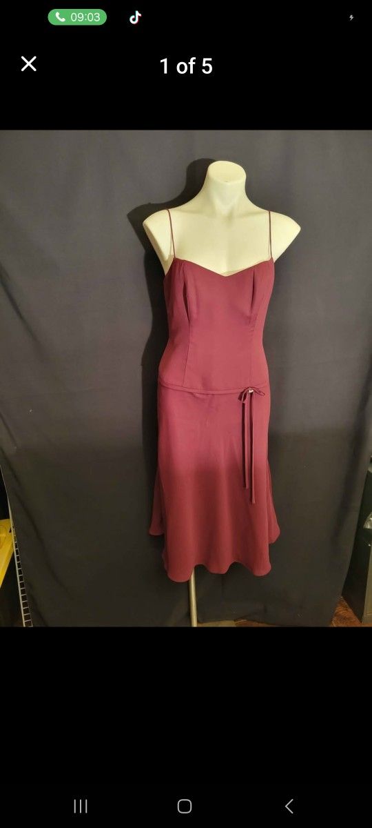 Davids Bridal Wine Dress