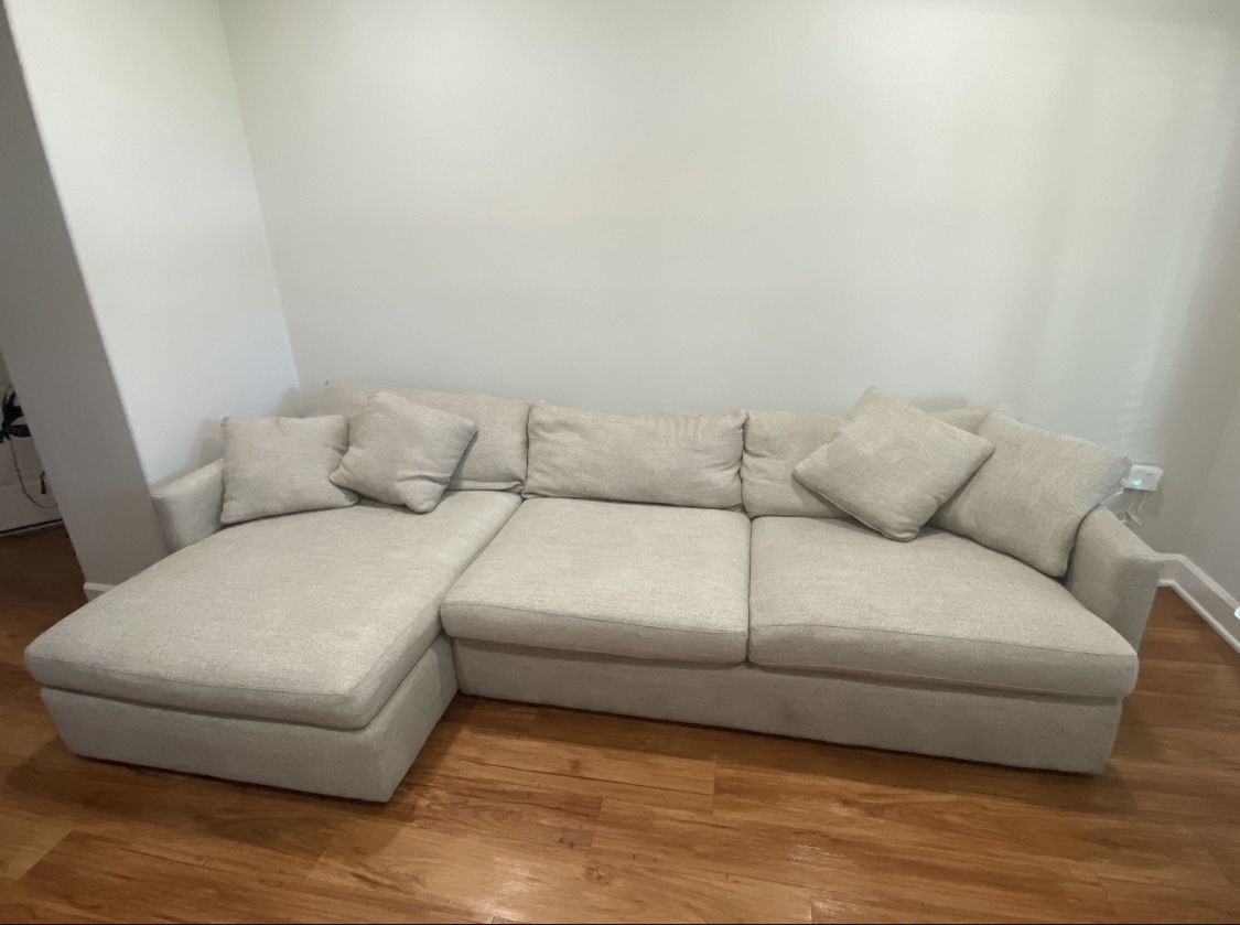 Sectional Couch - Crate & Barrel - The Lounge