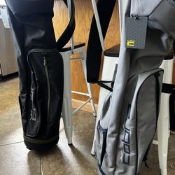 SUNDAY golf bags, any day of the week here’s a duo for the family, NEW, COBRA,, super lightweight, single strap or double, $89 each will make a deal f