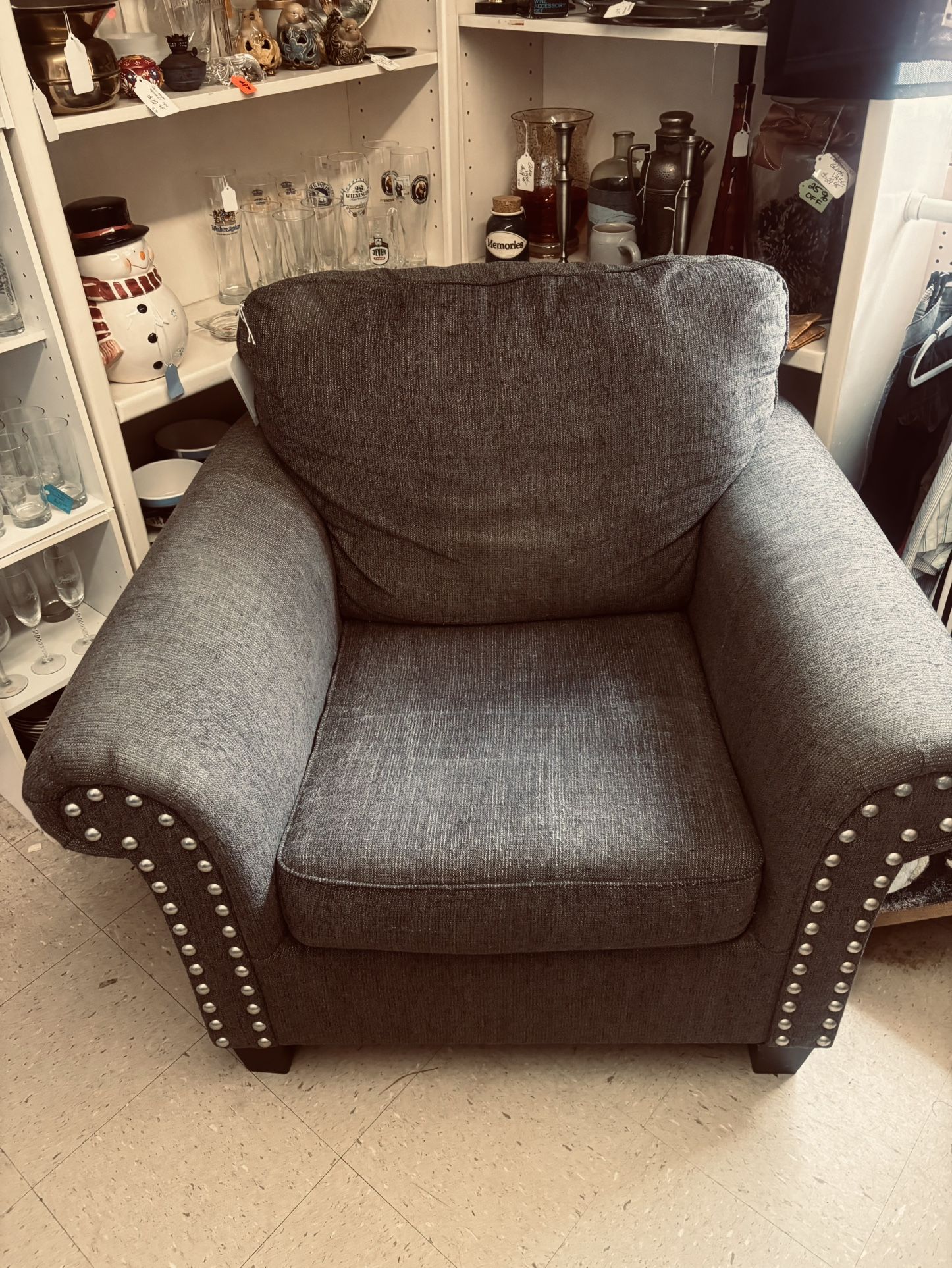 Grey Arm Chair
